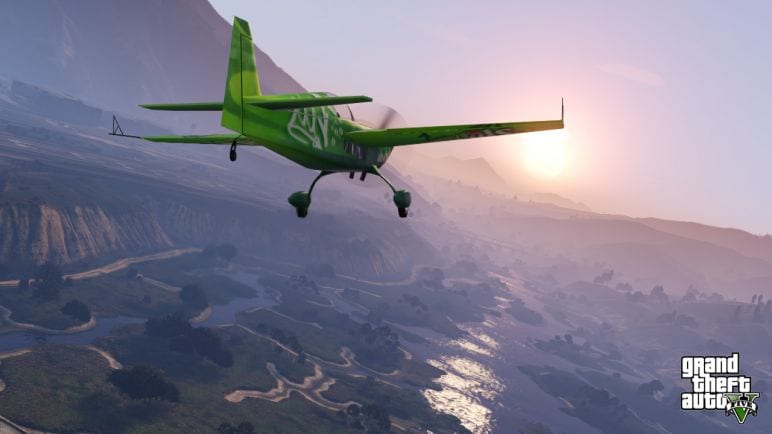 fly a plane gta v