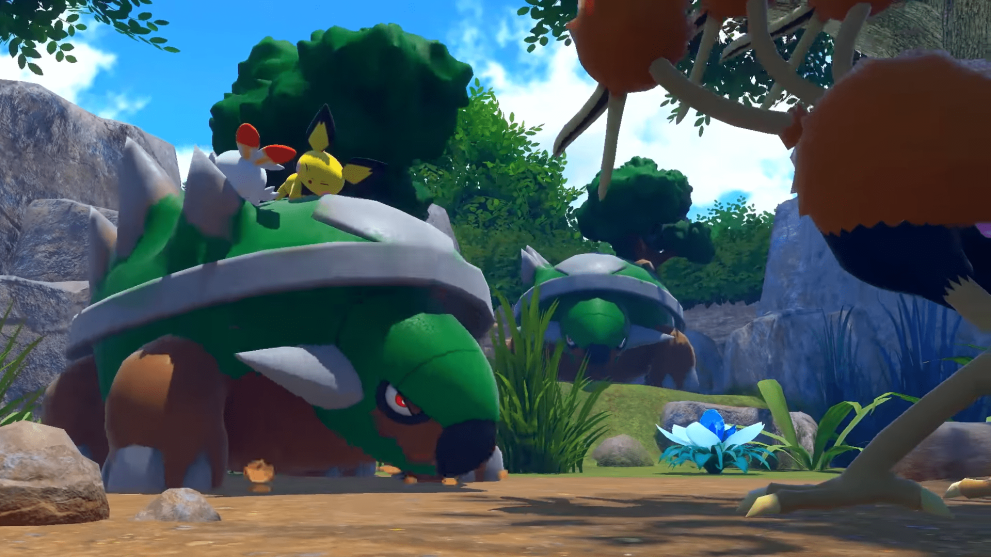 New Pokemon Snap Torterra and Dodrio