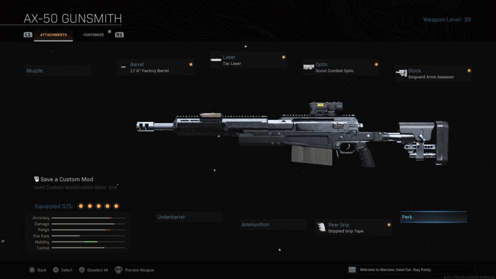 modern warfare, best quickscope class