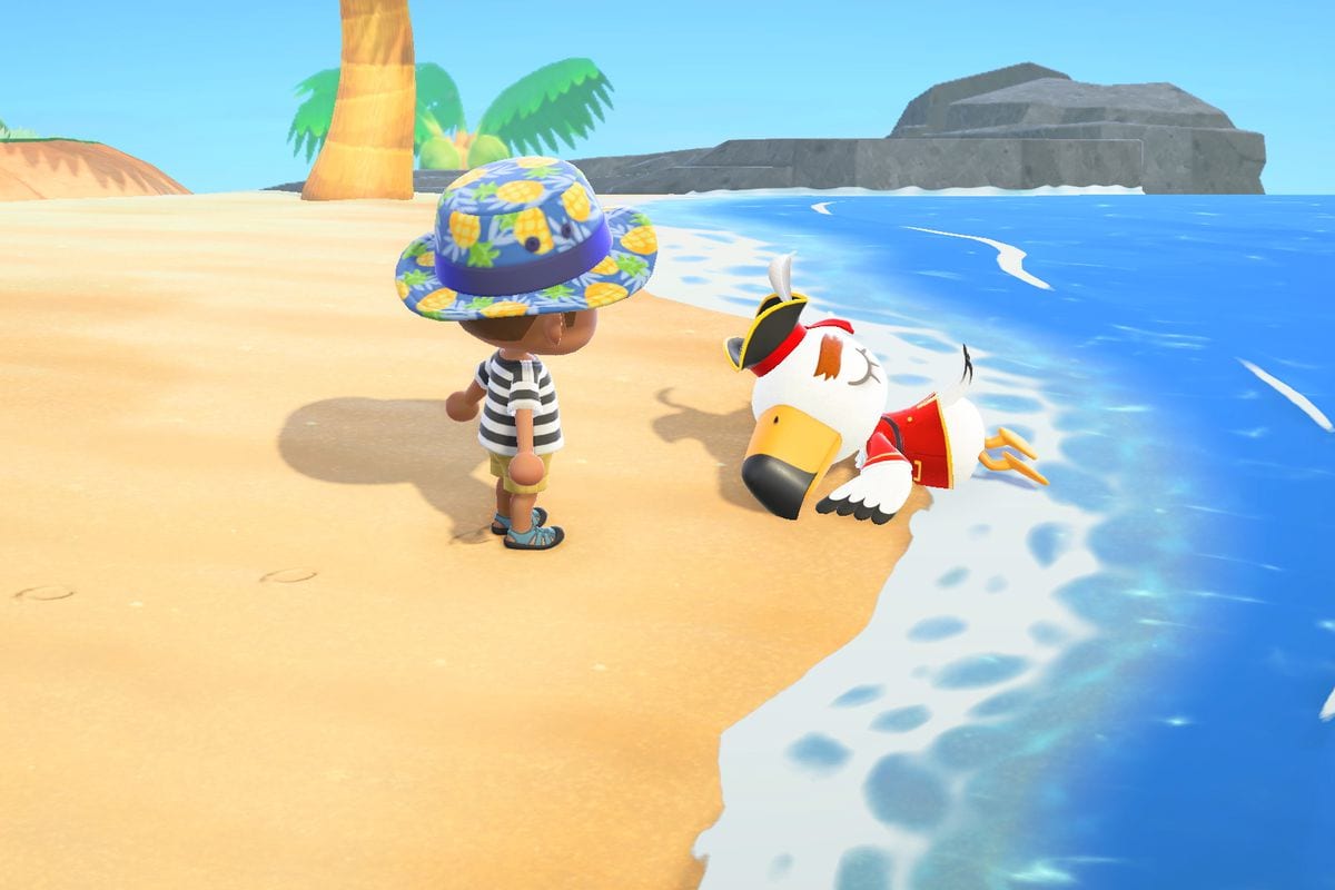 animal crossing new horizons, pirate gulliver