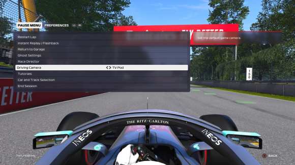 f1 2020, change camera