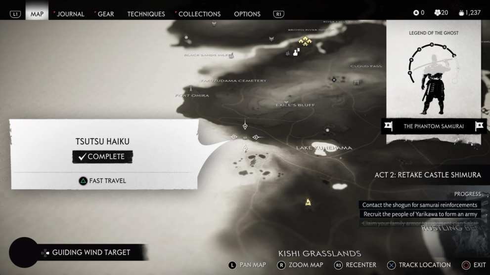 Ghost of Tsushima, Haiku locations, Tsutsu