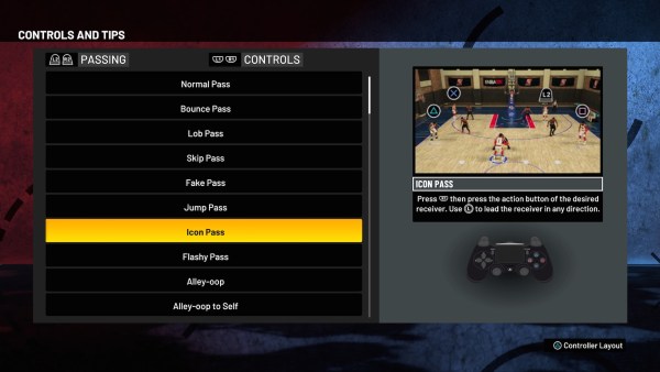 NBA 2K21 advanced passes