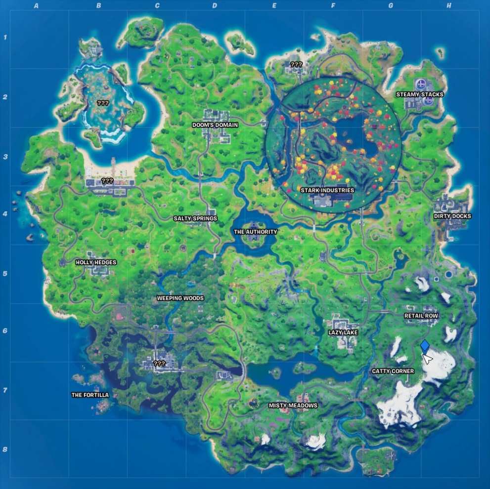 fortnite collection location