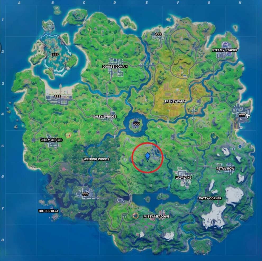 fortnite sentinel graveyard location