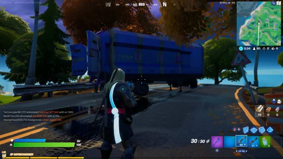 fortnite trask truck location