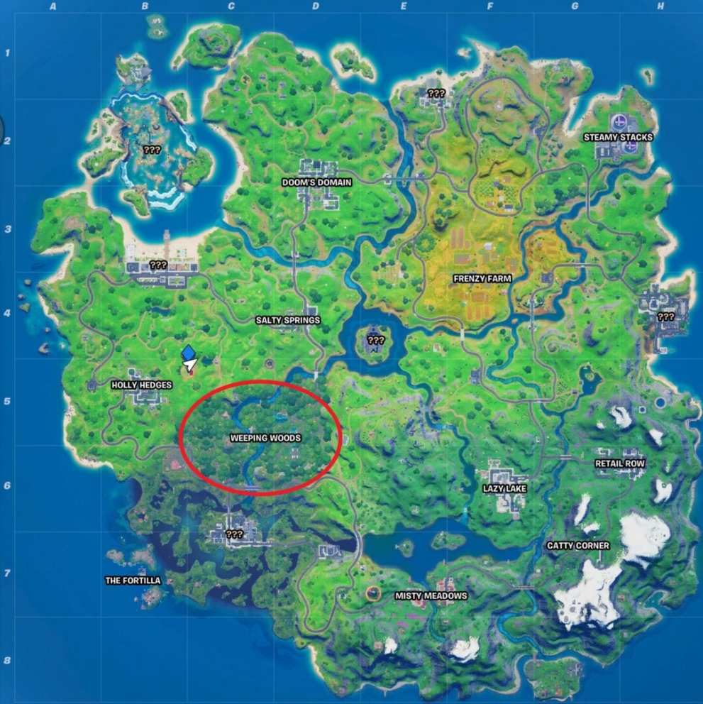 Fortnite Wolverine location