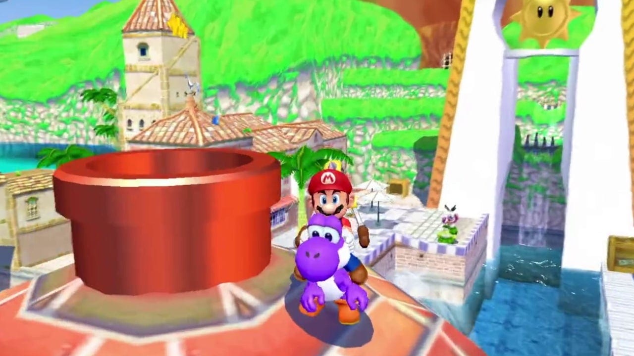 mario sunshine yoshi