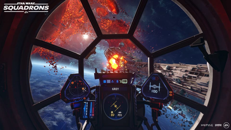 third-person view star wars squadrons