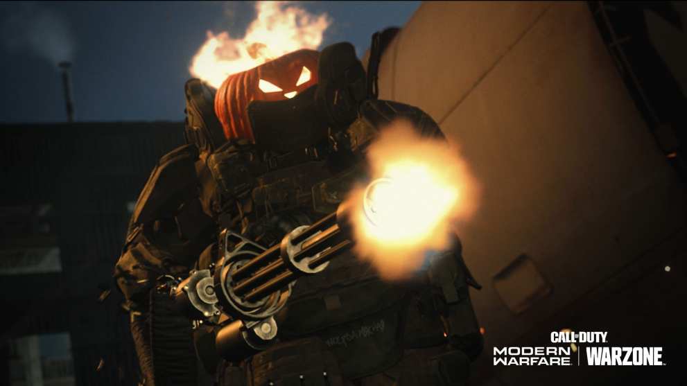 pumpkin head, warzone, modern warfare