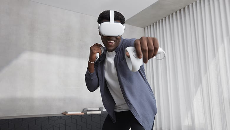 User of Oculus Quest