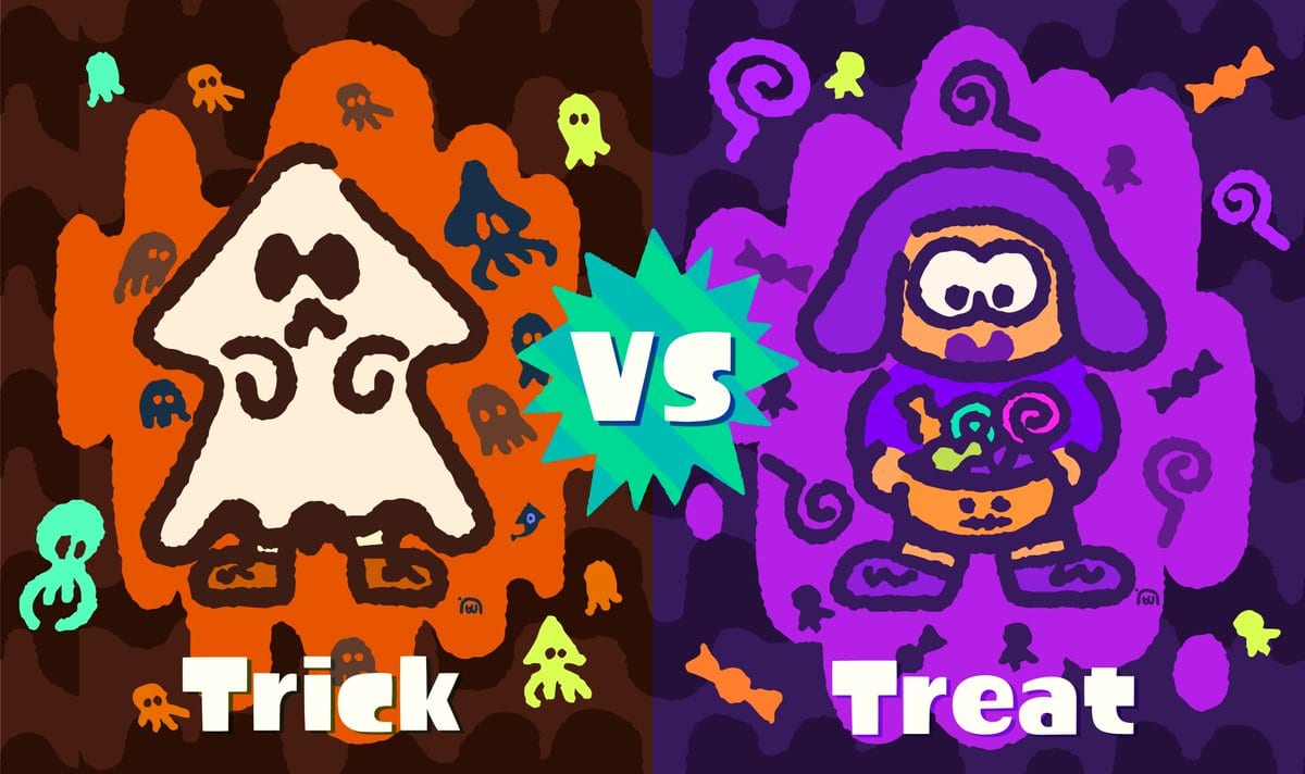 splatoon 2 splatfest trick or treat halloween