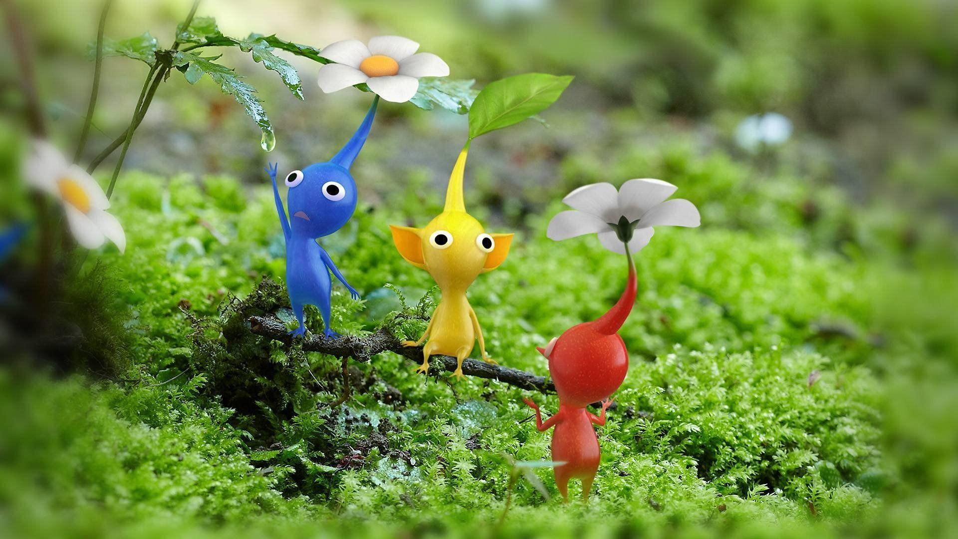 three pikmin