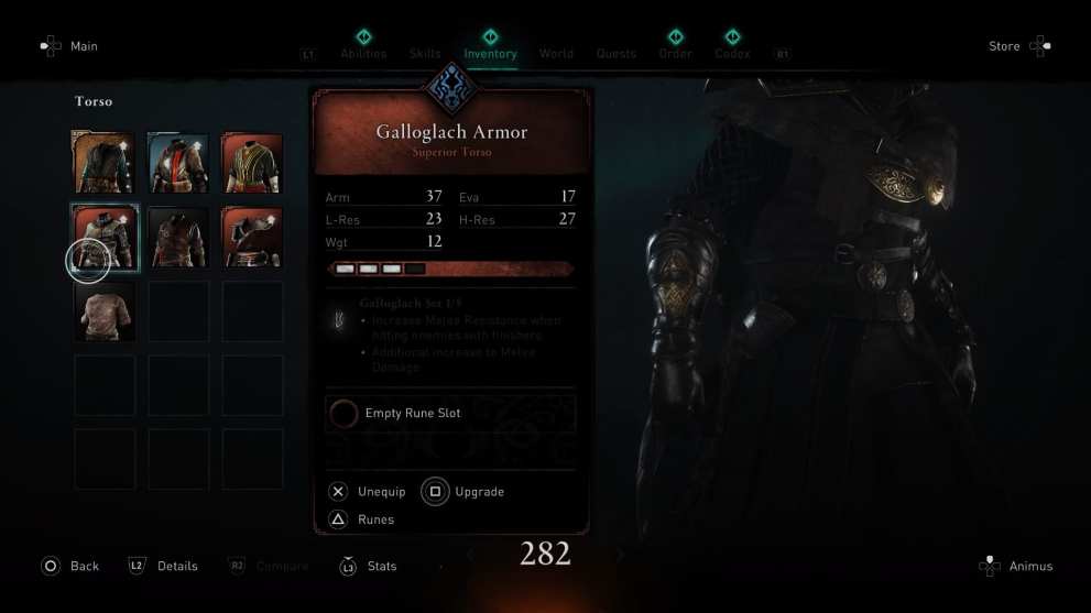 All Galloglaich Armor Locations