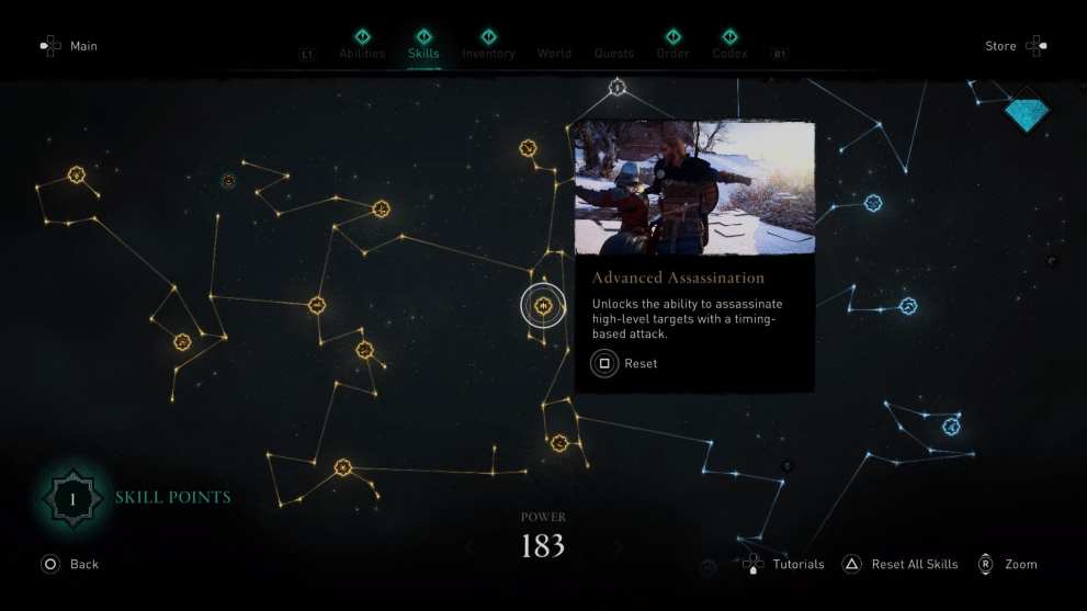 assassin's creed valhalla skill tree