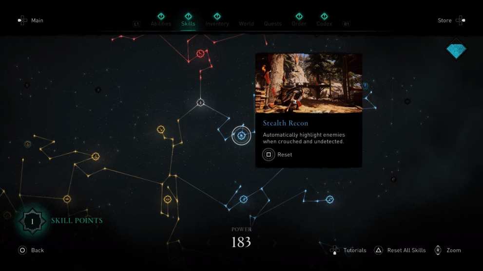 skill tree assassin's creed valhalla