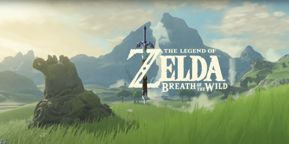 Breath of the Wild TItle screen relaxing screenshot