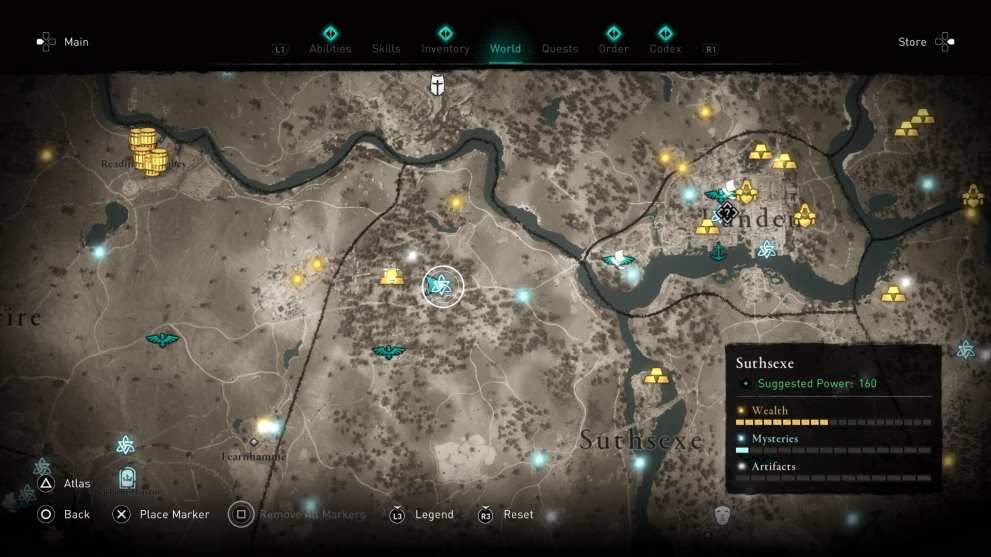 Monk's Lair Key Location