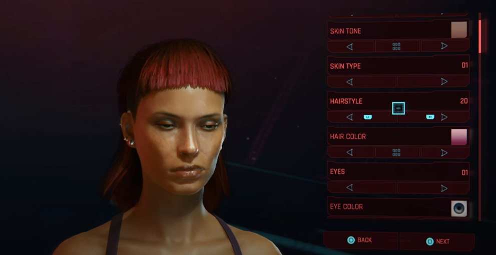 cyberpunk 2077 hairstyles