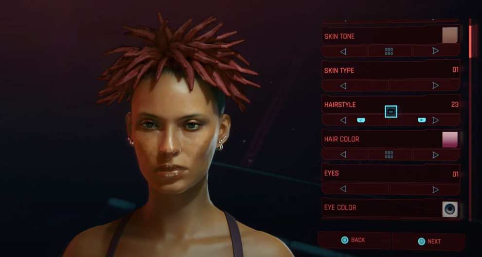 cyberpunk 2077 hairstyles