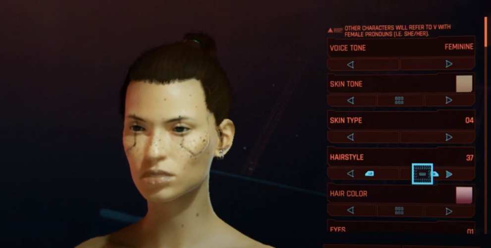 cyberpunk 2077 hairstyles