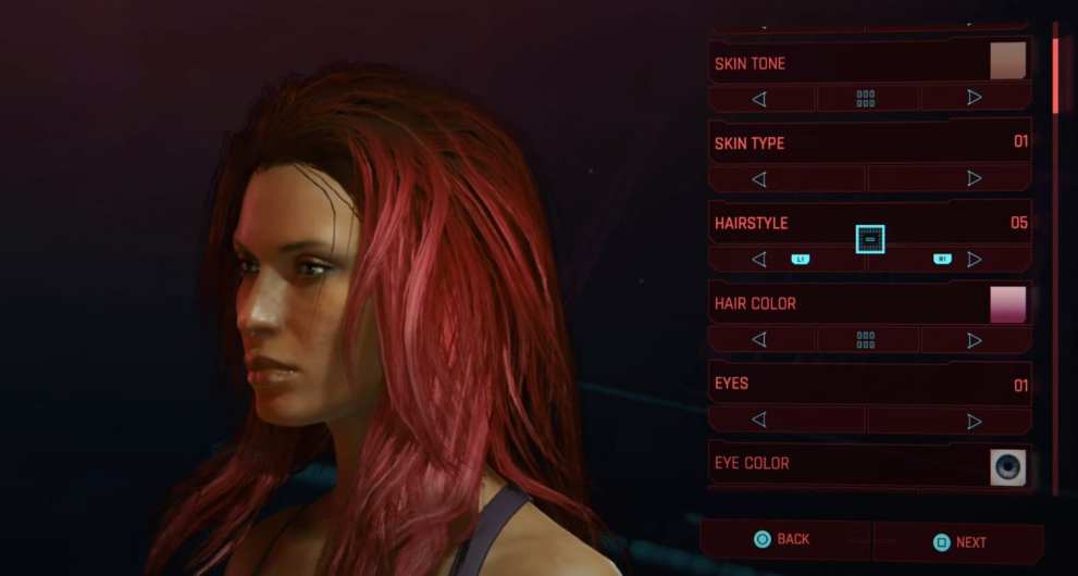 cyberpunk 2077 hairstyles