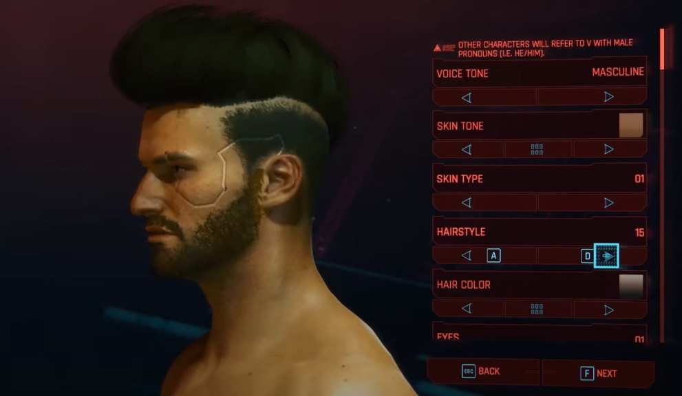 cyberpunk 2077 hairstyles