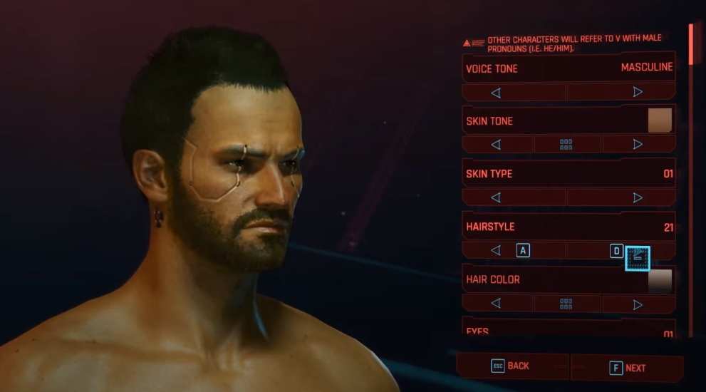 cyberpunk 2077 hairstyles