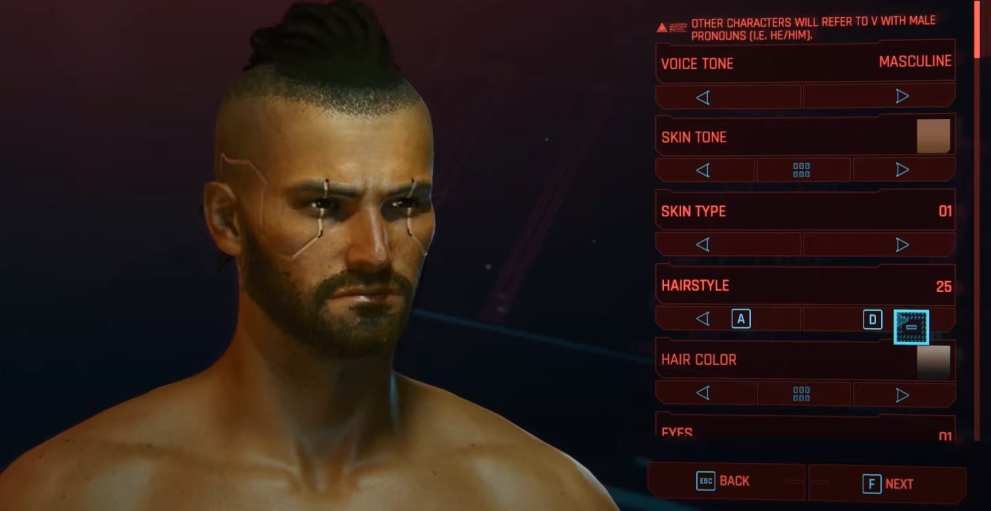 cyberpunk 2077 hairstyles