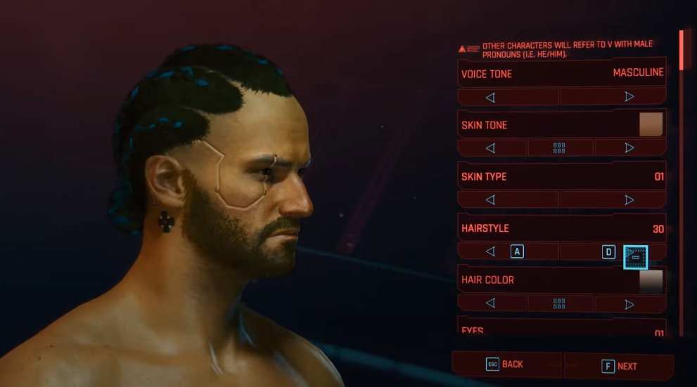 cyberpunk 2077 hairstyles