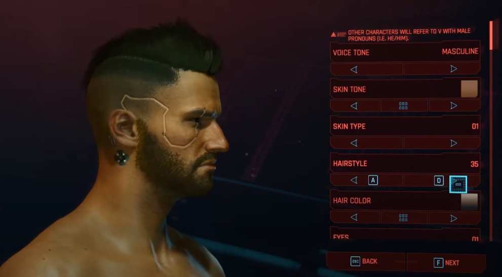 cyberpunk 2077 hairstyles