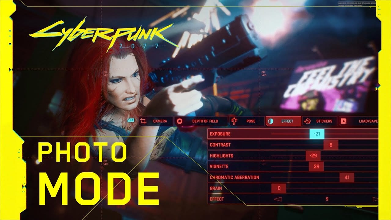 cyberpunk 2077 photo mode