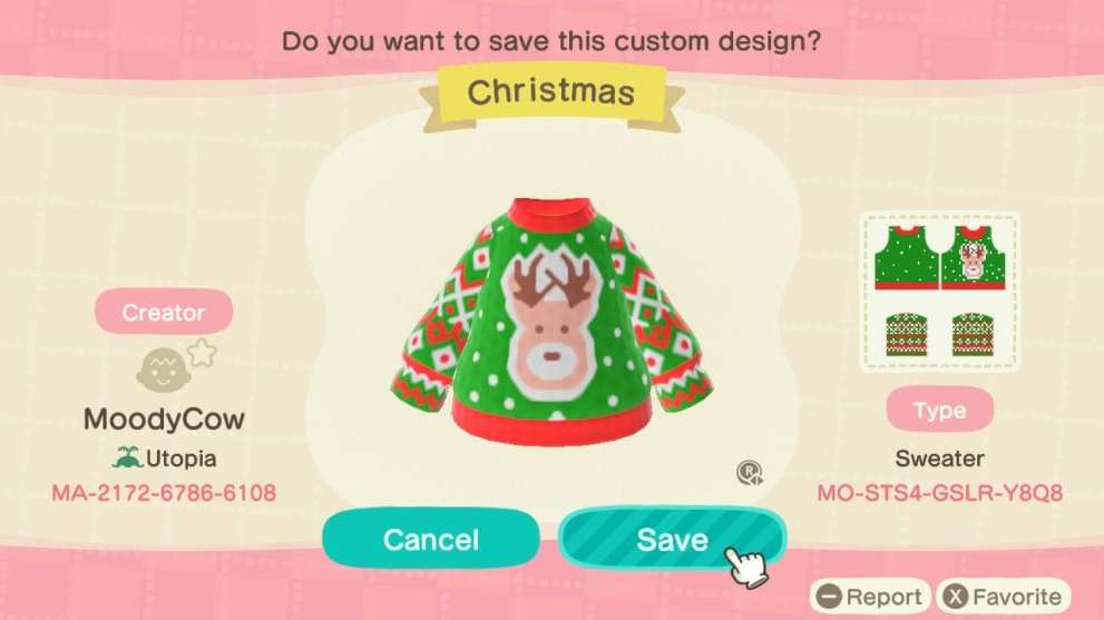 Reindeer Sweater