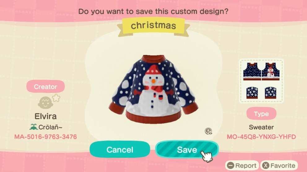 Snowman Sweater