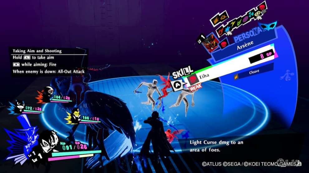 persona 5 strikers skills