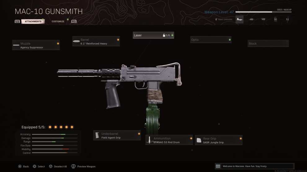 warzone, best mac-10 loadout