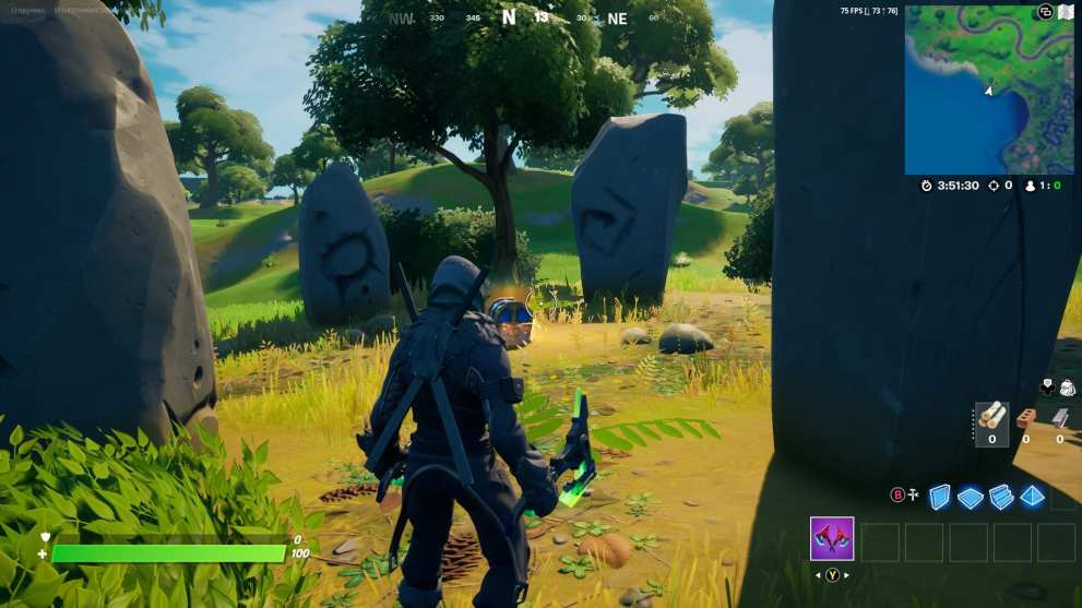 fortnite stone statue location