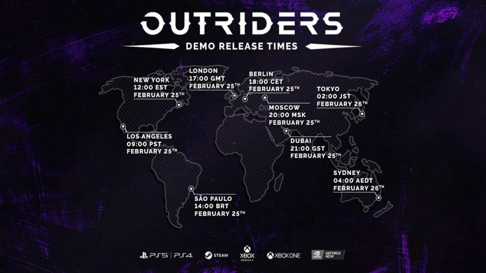 outriders demo release time