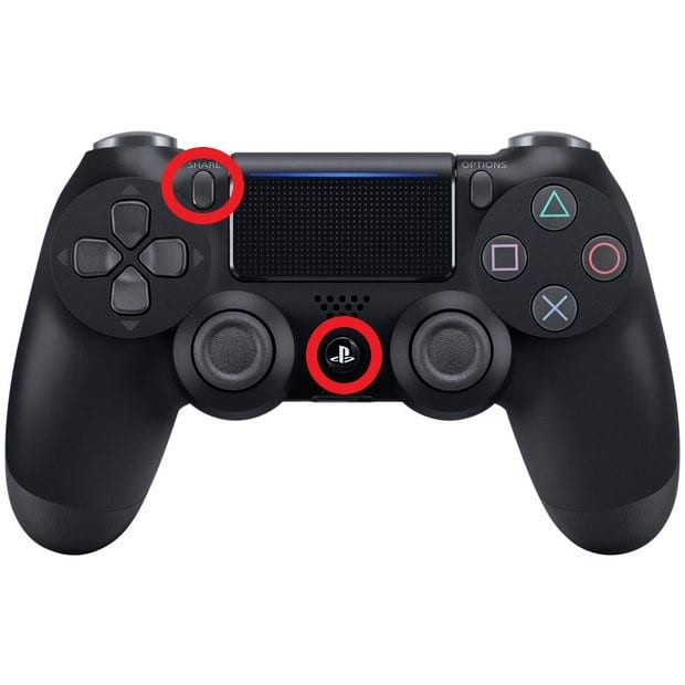 ps4 controller pairing mode