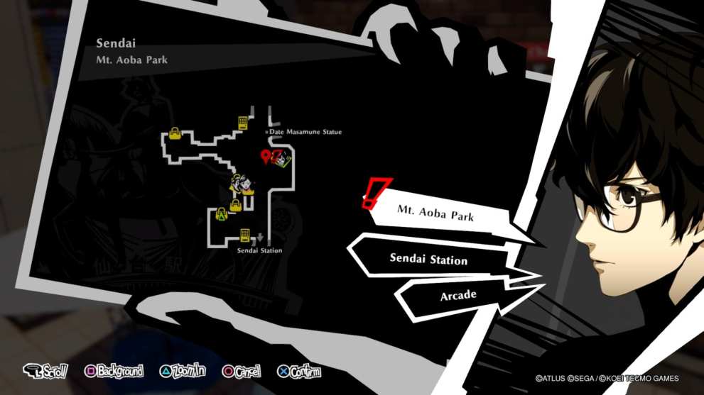 persona 5 strikers cooking recipe locations