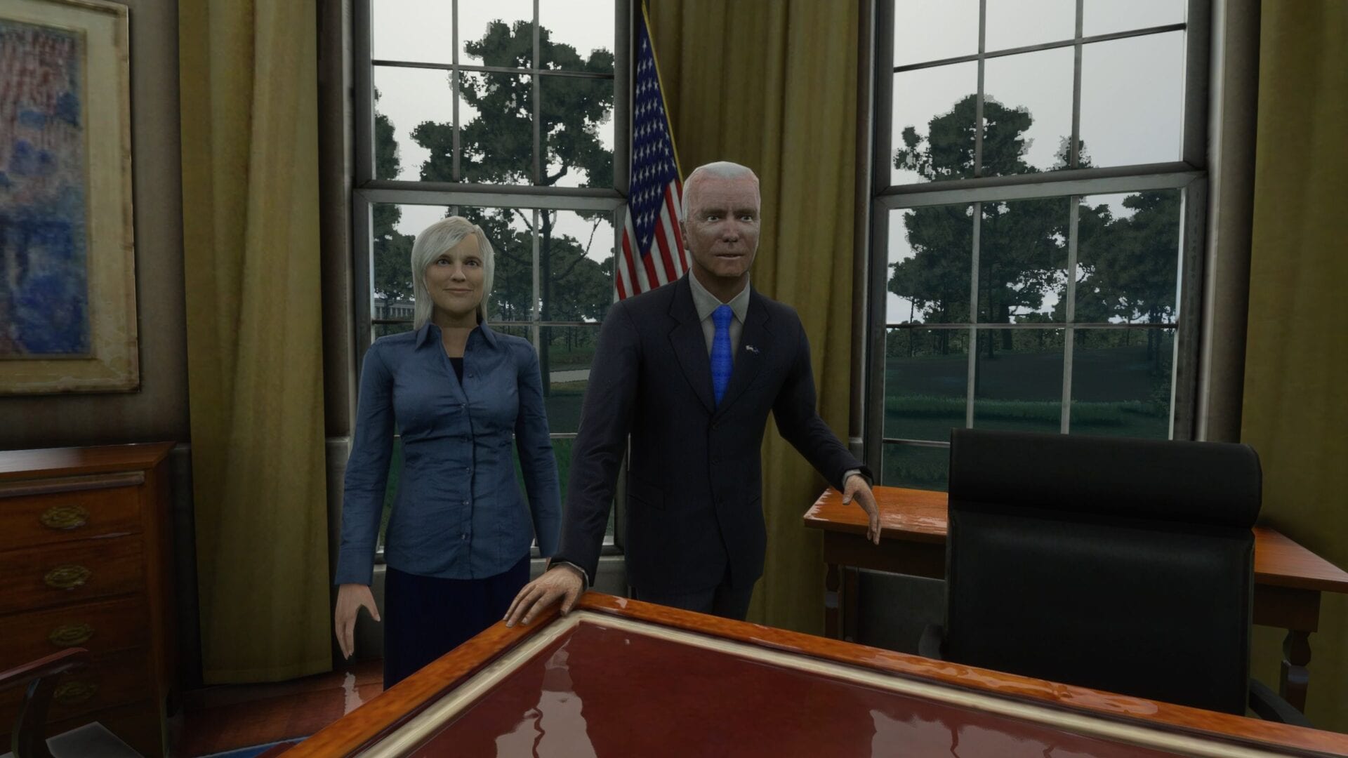 Micrfosoft Flight Simulator Joe Biden