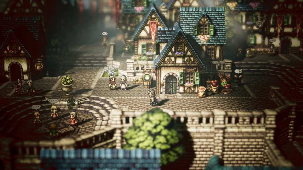 Octopath Traveler Art