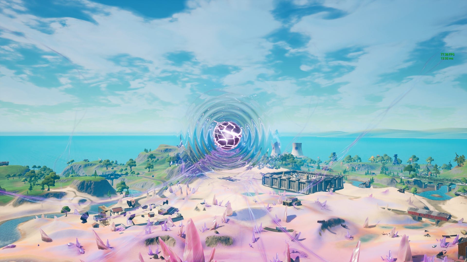 fortnite zero point purple pulsing