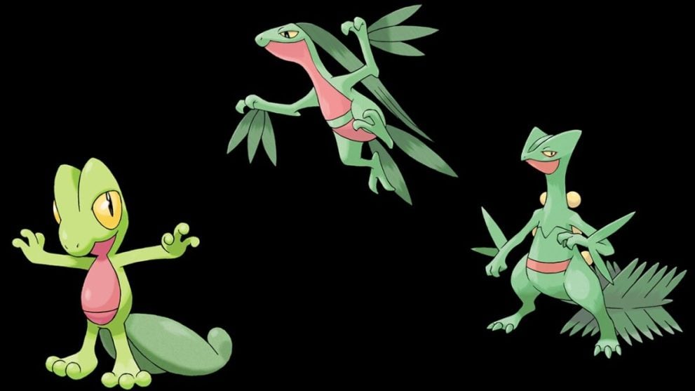 Treecko Evolution Line