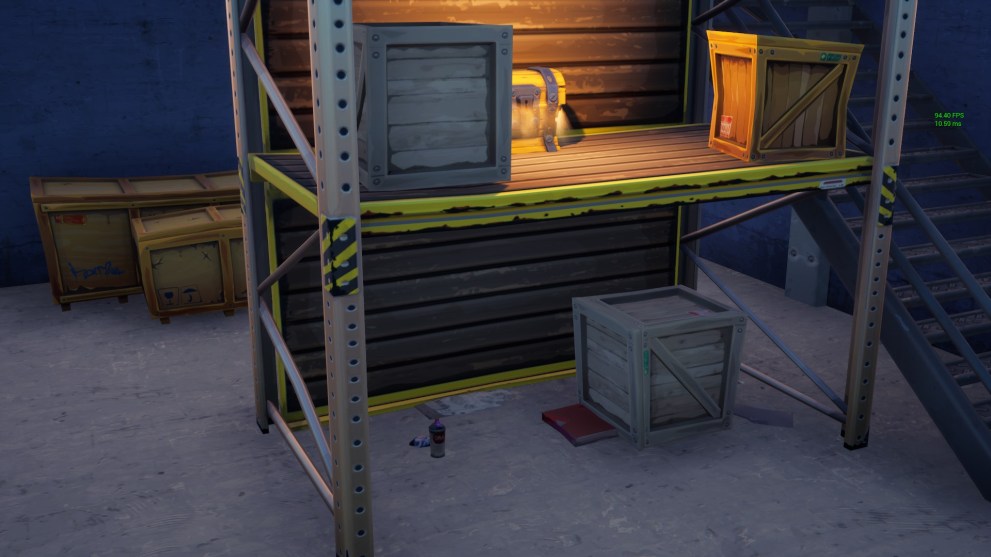 fortnite dirty dock spray can location