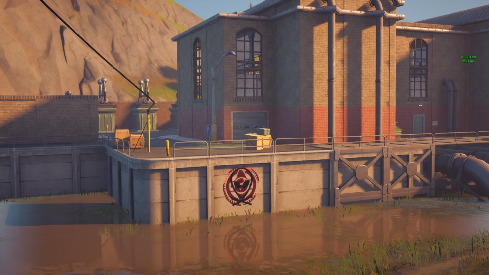 hydro 16 graffiti covered wall fortnite