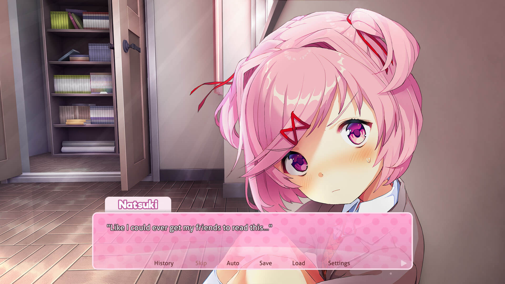 skip cutscenes ddlc plus, skip dialog