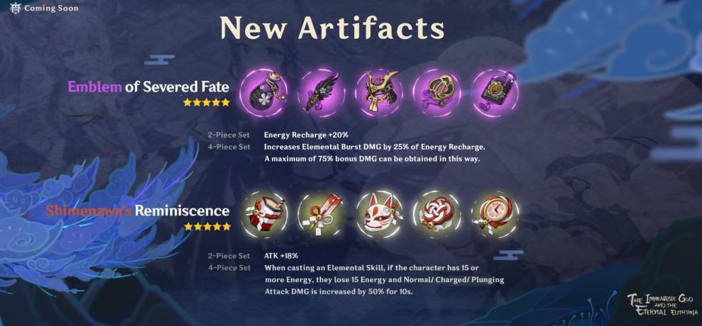 Genshin Impact 2.0 Artifacts