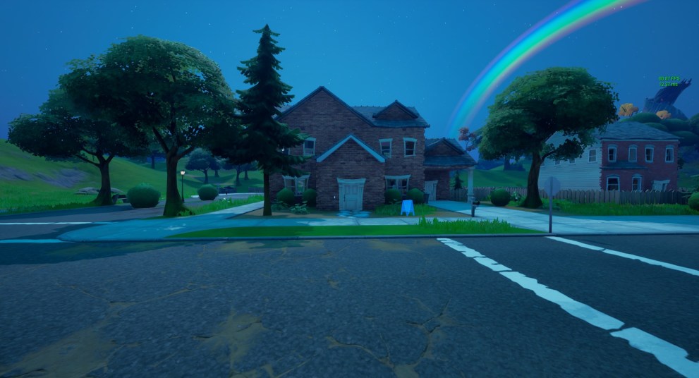 fortnite record location pleasant park 