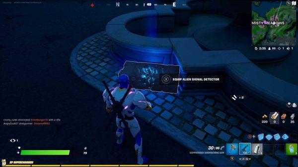 Fortnite alien detector